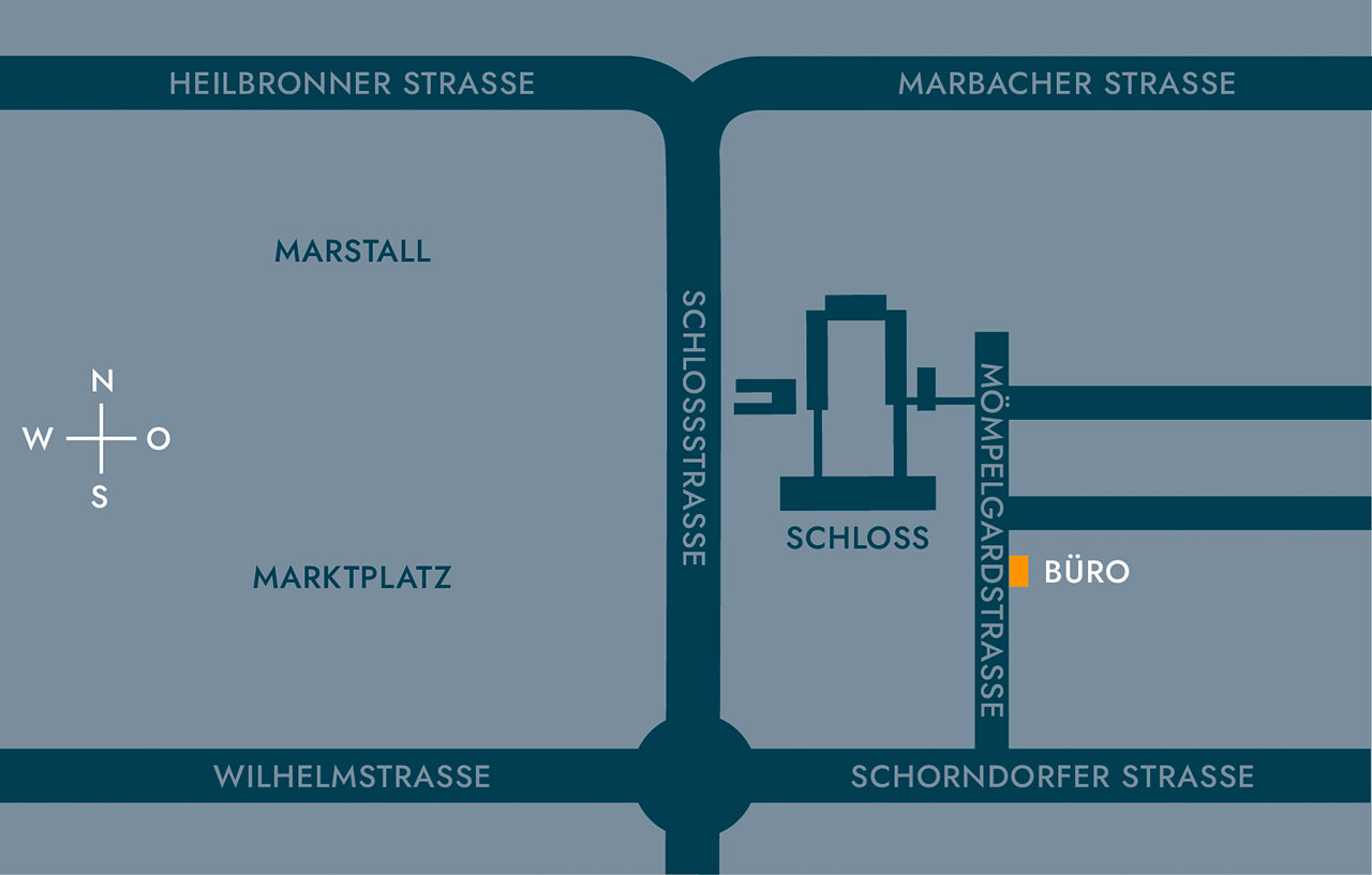 Lageplan des Büros von Helber+Ruff